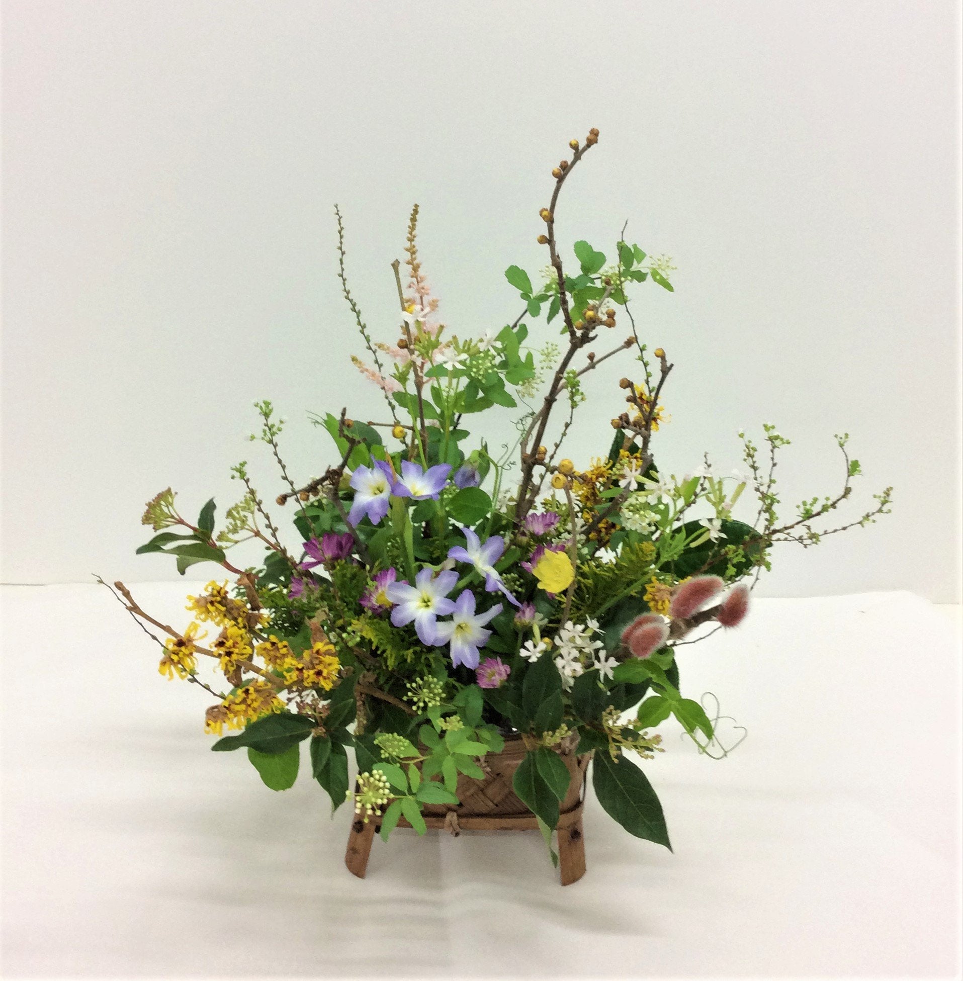 かごのアレンジメント