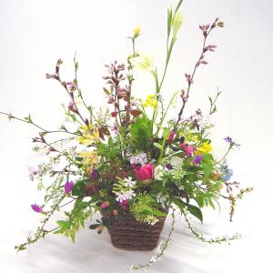 かごのアレンジメント