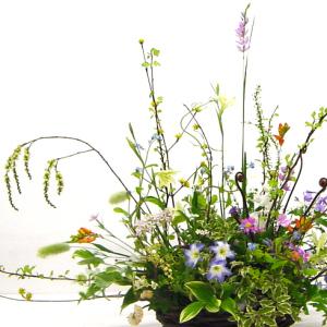 かごのアレンジメント