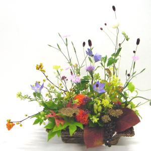 かごのアレンジメント