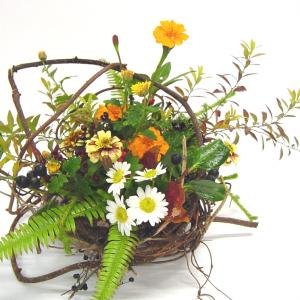 かごのアレンジメント